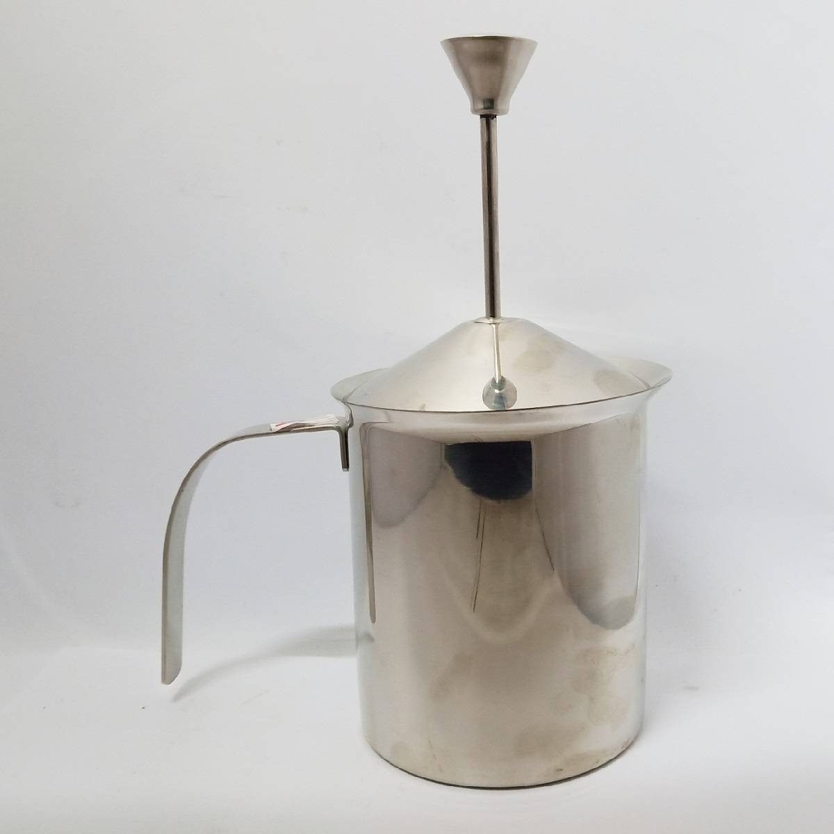Double Mesh Plunger Milk Frother w/ spring 800cc