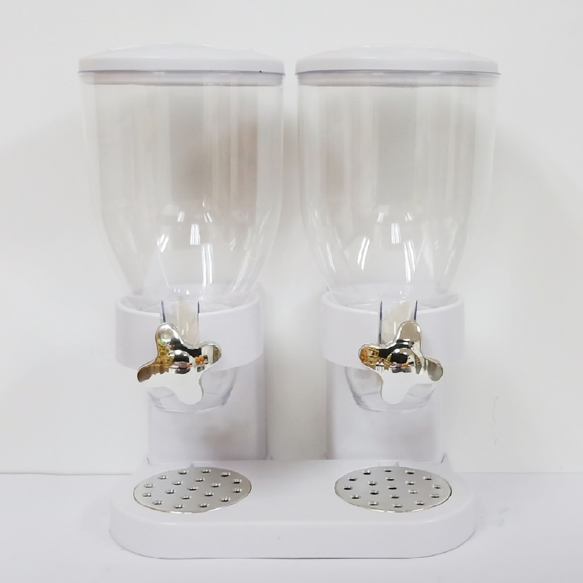 Coffee Bean Dispenser Large Double Barrel 170mm Hopper